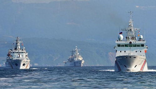 中国海警船模拟海上补给释放何信号
