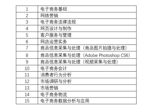 电子商务专业目标与计划